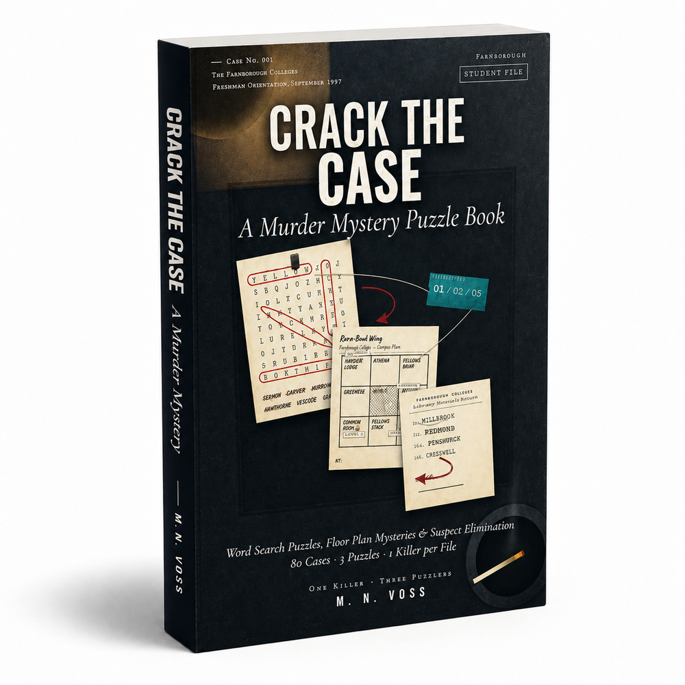 Murder Mystery Puzzle Book product cover
