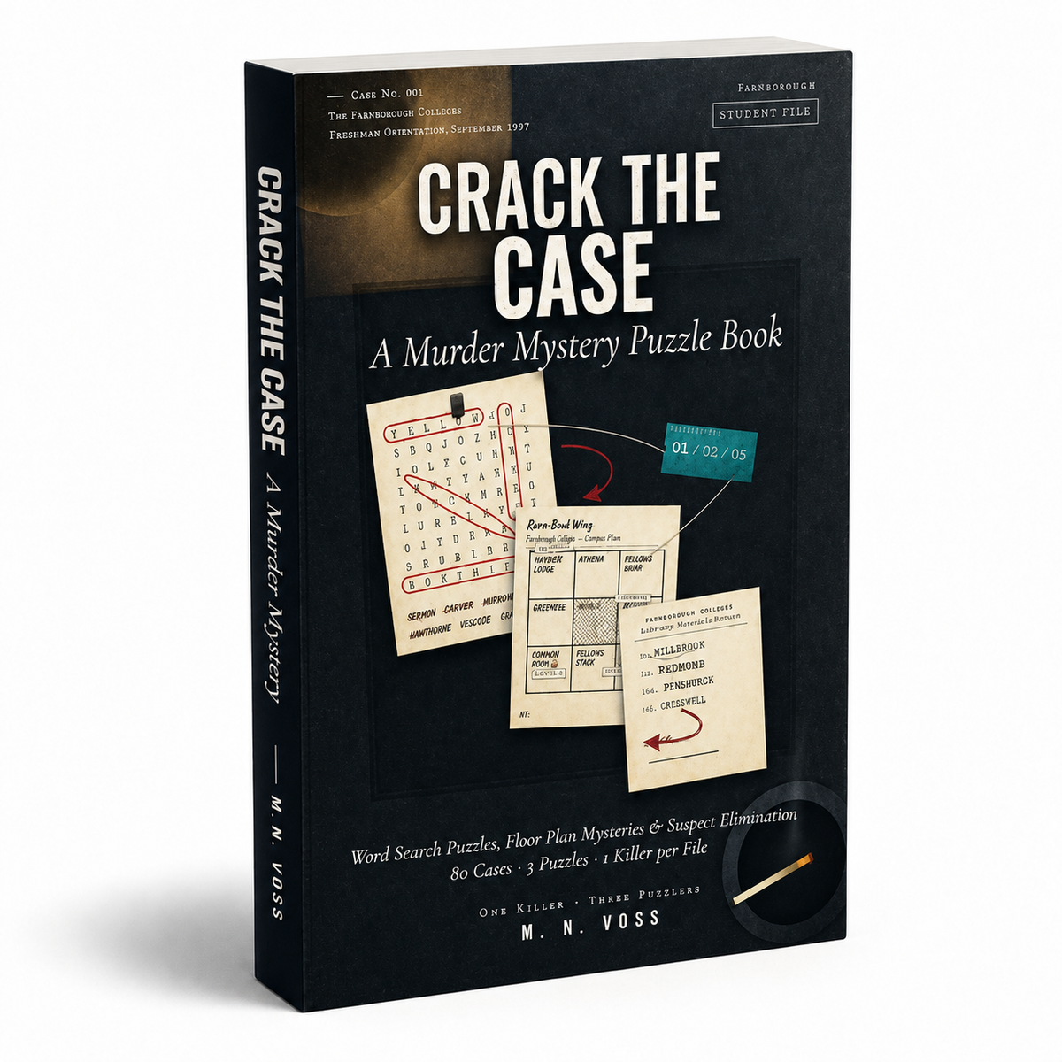 Murder Mystery Puzzle Book product cover