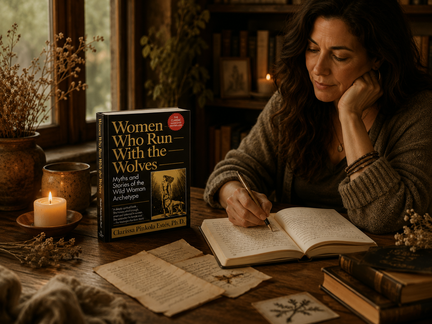 Reading Women Who Run with the Wolves slowly and reflectively